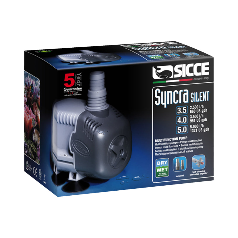Front of Sicce SYNCRA SILENT 3.5 High Pressure Pump 687 GPH
