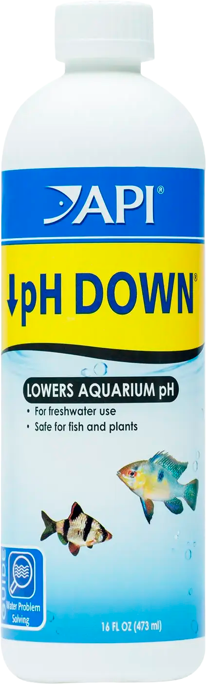 Front of API pH Down Freshwater Aquarium Water Treatment 16-oz