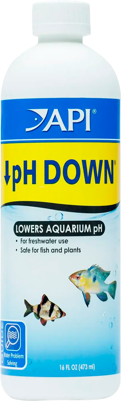 Front of API pH Down Freshwater Aquarium Water Treatment 16-oz
