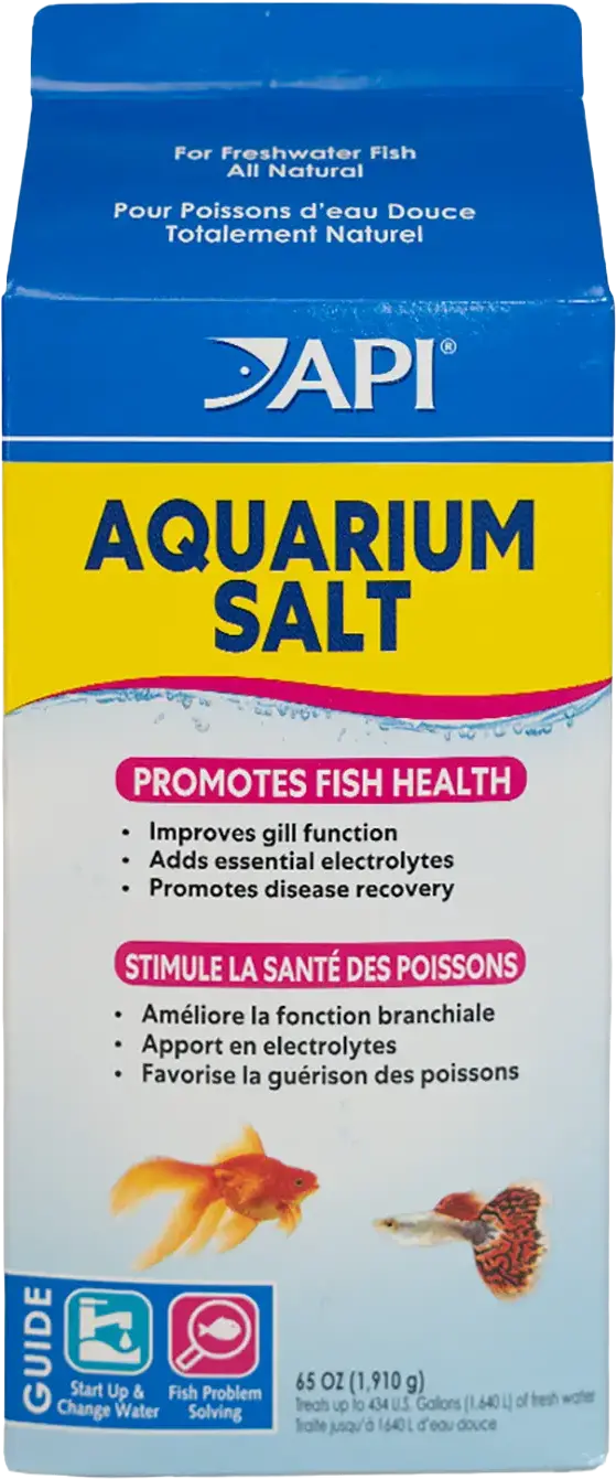 Front of API Freshwater Aquarium Salt 65-oz