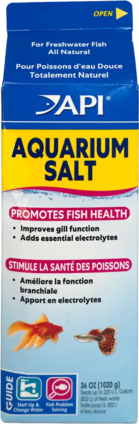 Front of API Freshwater Aquarium Salt 36-oz