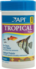 API Tropical Premium Flakes Fish Food 1.1-oz