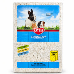 Kaytee Clean & Cozy White Paper Small Animal Bedding 49.2 Liters