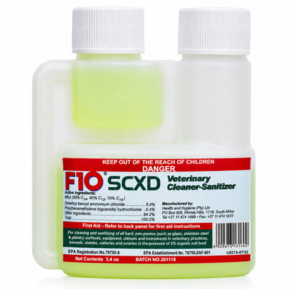 Front of F10SCXD Veterinary Cleanser – Sanitizer 100 ml