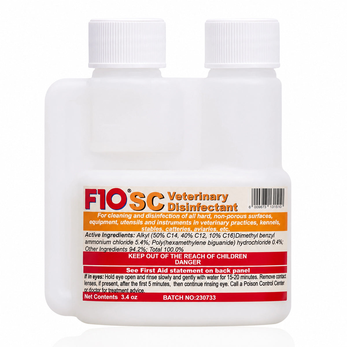 Front of F10SC Veterinary Disinfectant 100 ml