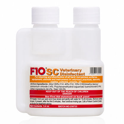 Front of F10SC Veterinary Disinfectant 100 ml