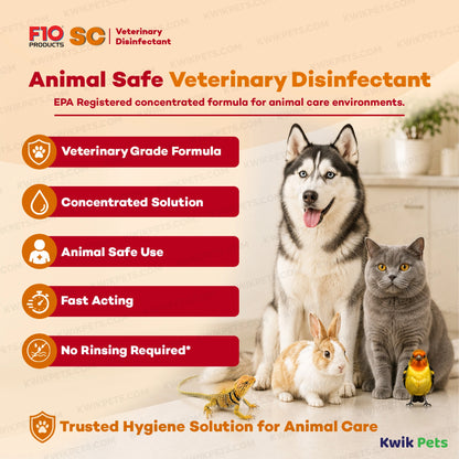 Information of F10SC Veterinary Disinfectant 200 ml