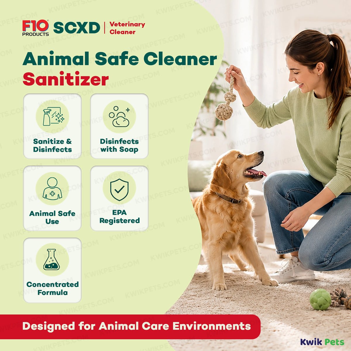Information of F10SCXD Veterinary Cleanser – Sanitizer 1 liter