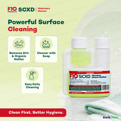 Information of F10SCXD Veterinary Cleanser – Sanitizer 100 ml