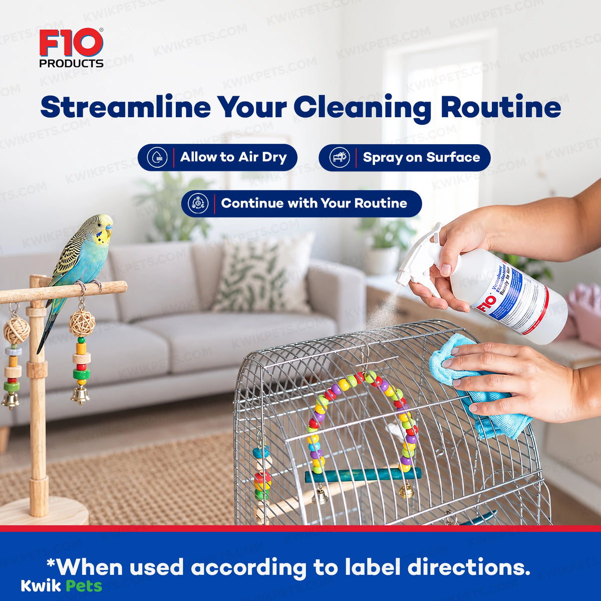 Information 4 of F10 Veterinary Disinfectant Ready to Use 1 Liter