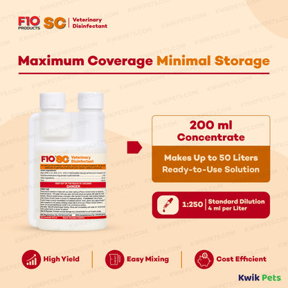 Information 4 of F10SC Veterinary Disinfectant 200 ml