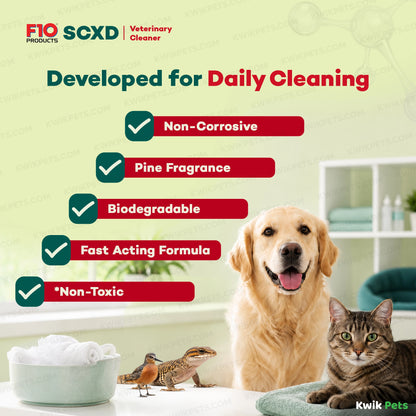 Information of F10SCXD Veterinary Cleanser – Sanitizer 1 liter