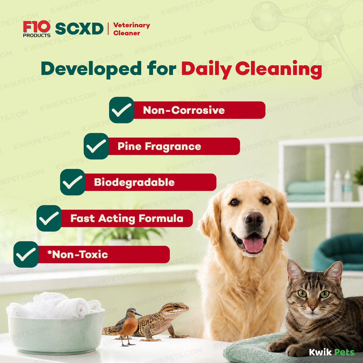 Information of F10SCXD Veterinary Cleanser – Sanitizer 100 ml