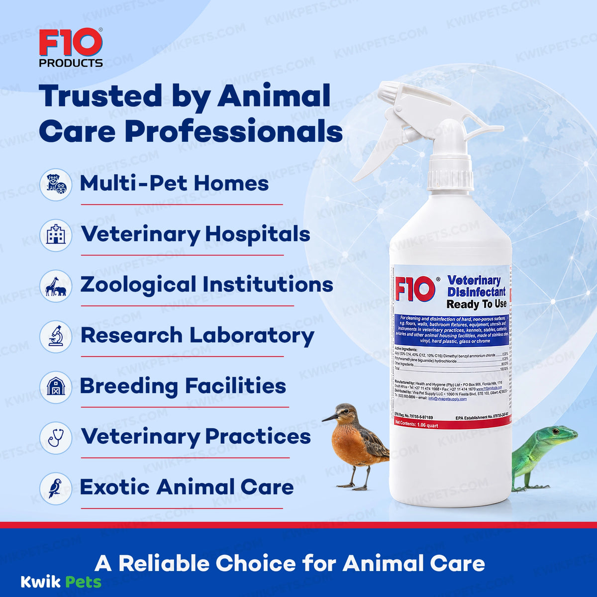 Information 7 of F10 Veterinary Disinfectant Ready to Use 1 Liter