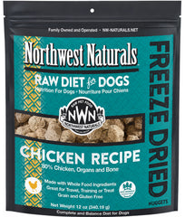 Northwest Naturals Freeze Dried Raw Diet Dog Food Chicken Recipe 12-oz