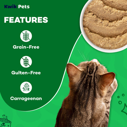 Features of Weruva B.F.F. PLAY Paté Chicken & Lamb Laugh Out Loud Dinner in a Hydrating Purée Wet Cat Food 5.5-oz