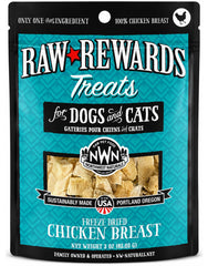 Northwest Naturals Raw Rewards Freeze Dried Dog & Cat Treats Chicken Breast 3-oz