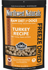 Northwest Naturals Freeze Dried Raw Diet Dog Food Turkey Recipe 25-oz