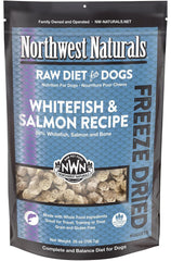 Northwest Naturals Freeze Dried Raw Diet Dog Food Whitefish & Salmon Recipe 25-oz