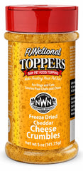 Northwest Naturals Functional Freeze Dried Dog & Cat Food Topper Cheddar Cheese Crumble 5-oz