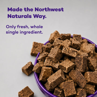 Features of Northwest Naturals Raw Rewards Freeze Dried Dog & Cat Treats Pork Liver 10-oz