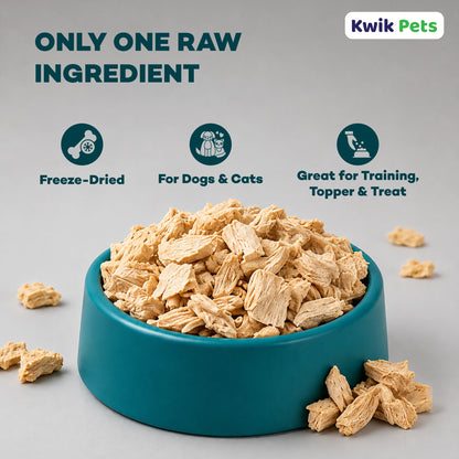 Benefit of Northwest Naturals Raw Rewards Freeze Dried Dog & Cat Treats Chicken Breast 3-oz