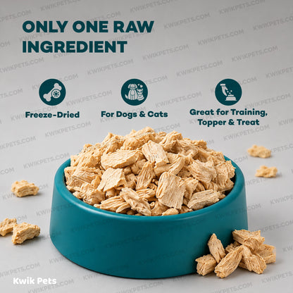 Features of Northwest Naturals Raw Rewards Freeze Dried Dog & Cat Treats Chicken Breast 3-oz