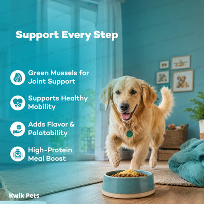 Features of Northwest Naturals Functional Freeze Dried Dog & Cat Food Topper Chicken Breast with Green Mussels 5-oz