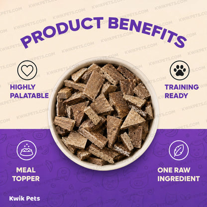 Benefits of Northwest Naturals Raw Rewards Freeze Dried Dog & Cat Treats Pork Liver 3-oz