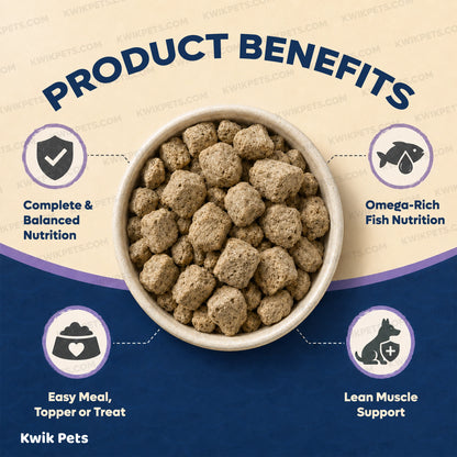 Benefits of Northwest Naturals Freeze Dried Raw Diet Dog Food Whitefish & Salmon Recipe 12-oz