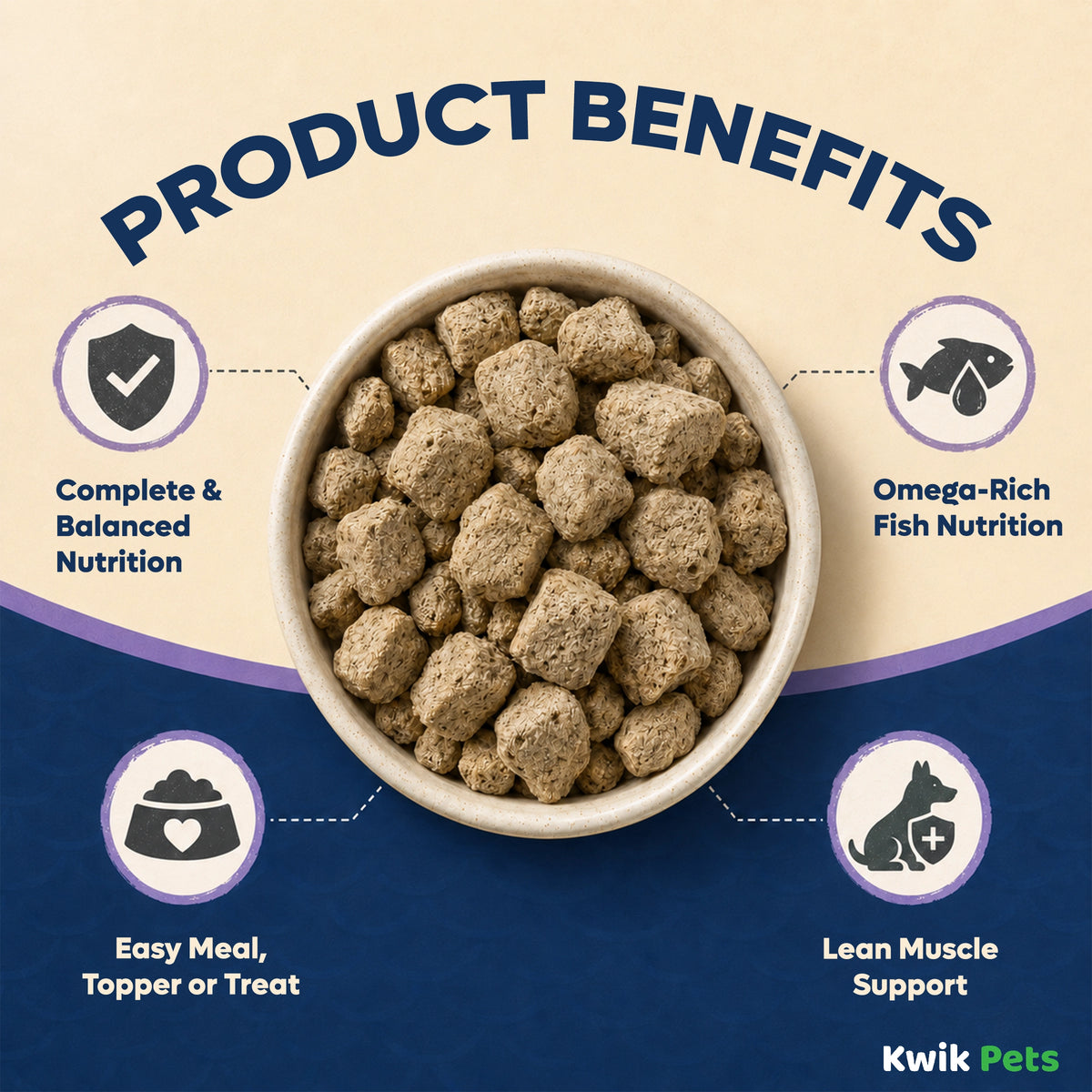 Benefits of Northwest Naturals Freeze Dried Raw Diet Dog Food Whitefish & Salmon Recipe 25-oz