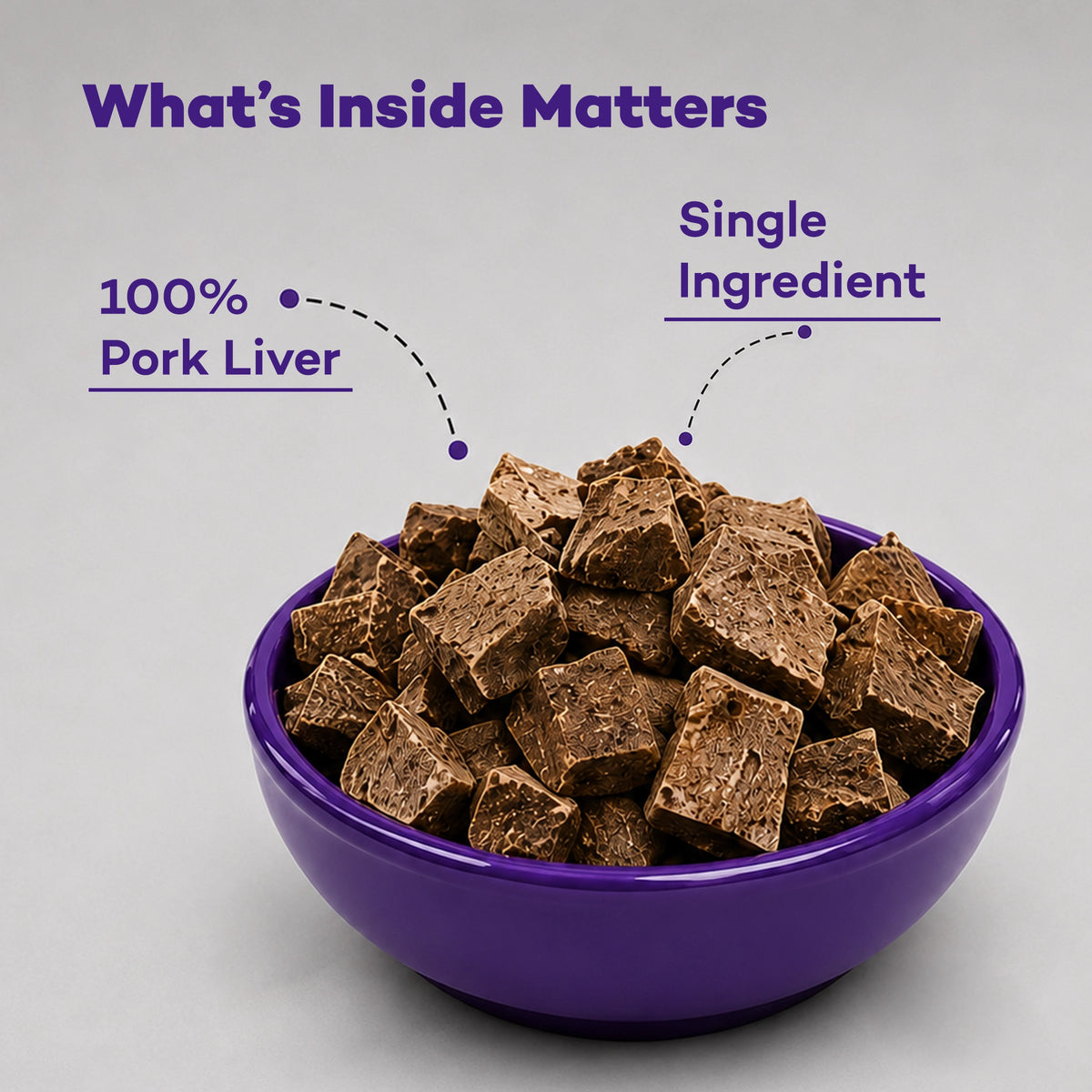 Ingredients of Northwest Naturals Raw Rewards Freeze Dried Dog & Cat Treats Pork Liver 10-oz