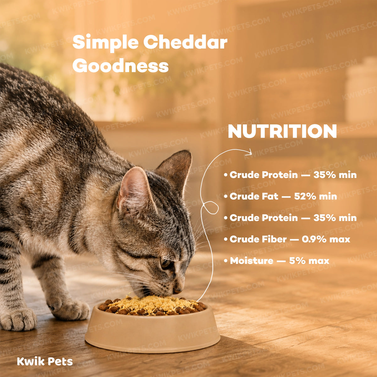 Nutrition of Northwest Naturals Functional Freeze Dried Dog & Cat Food Topper Cheddar Cheese Crumble 5-oz