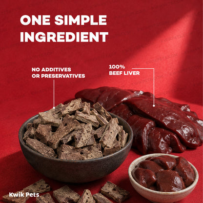 Ingredients info of Northwest Naturals Raw Rewards Freeze Dried Dog & Cat Treats Beef Liver 3-oz