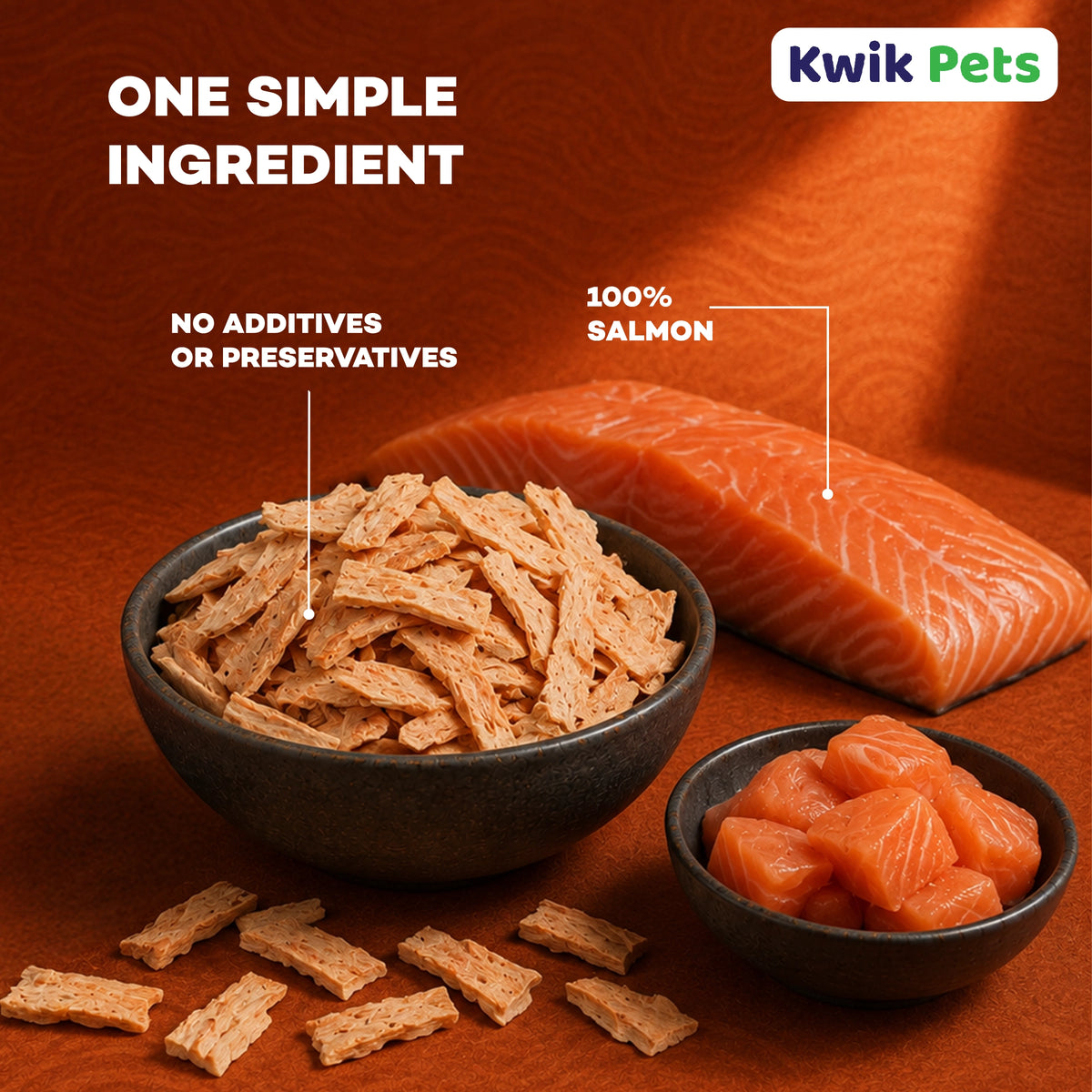 Ingredient of Northwest Naturals Raw Rewards Freeze Dried Dog & Cat Treats Salmon 2.5-oz