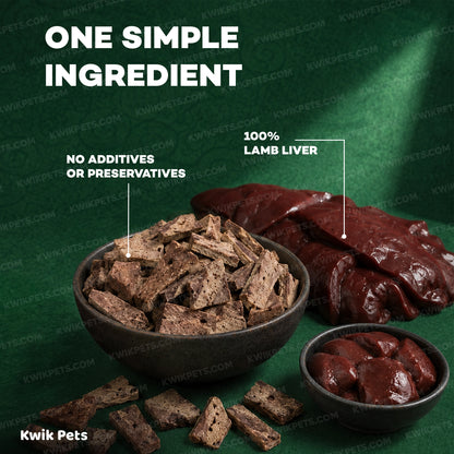 Ingredients info of Northwest Naturals Raw Rewards Freeze Dried Dog & Cat Treats Lamb Liver 3-oz