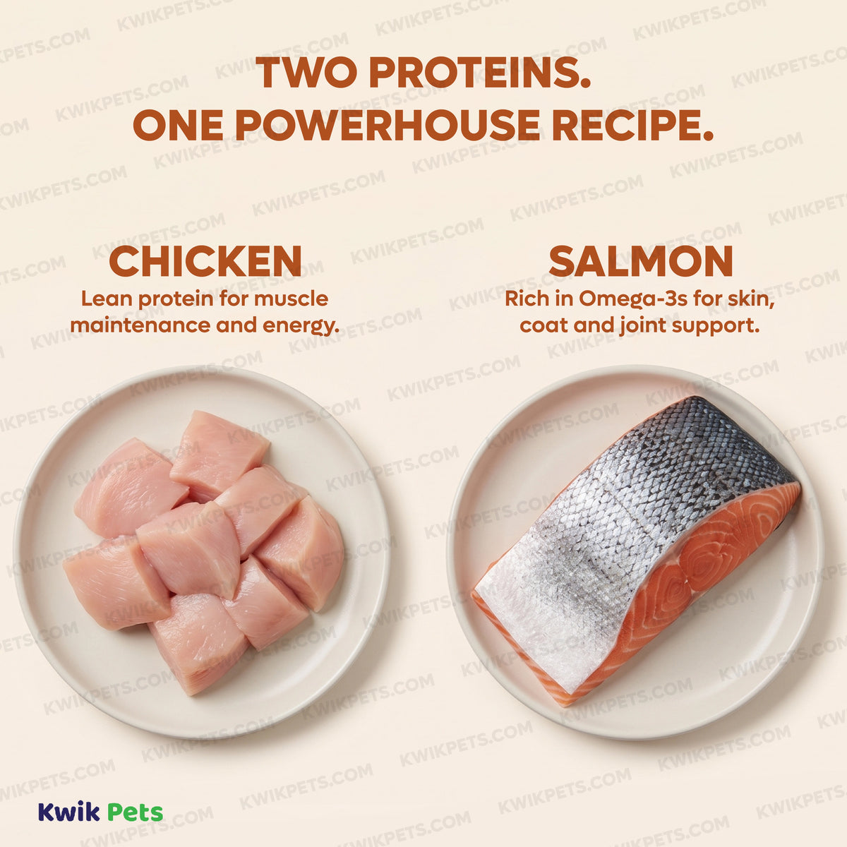Ingredients info of Northwest Naturals Freeze Dried Raw Diet Dog Food Chicken & Salmon Recipe 12-oz