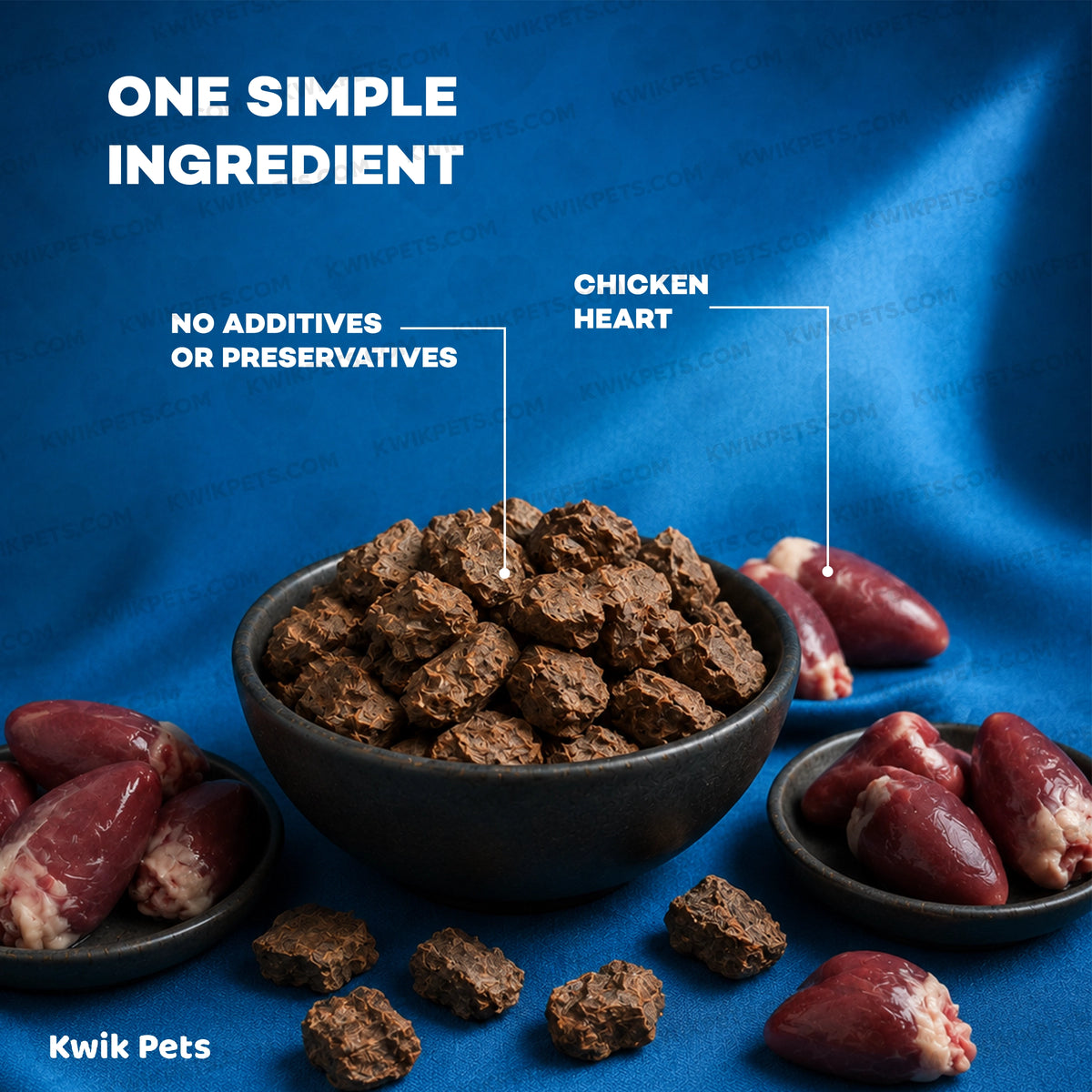 Ingredients info of Northwest Naturals Raw Rewards Freeze Dried Dog & Cat Treats Chicken Heart 10-oz