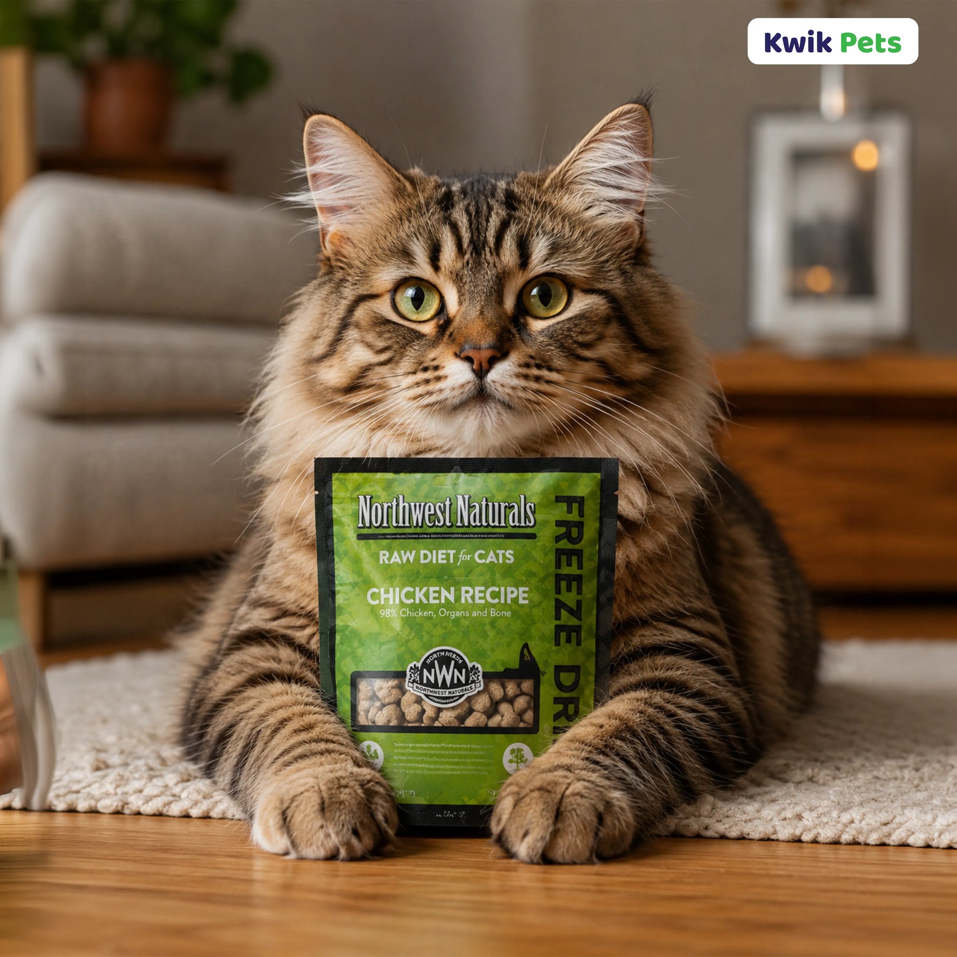 Life style of Northwest Naturals Freeze Dried Raw Diet Cat Food Chicken Recipe 11-oz