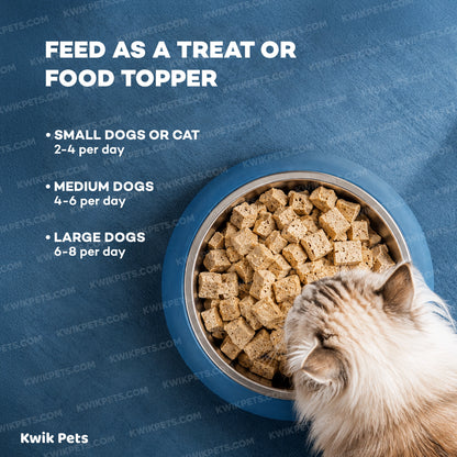 Feeding Guide Lines of Northwest Naturals Raw Rewards Freeze Dried Dog & Cat Treats Whitefish 10-oz