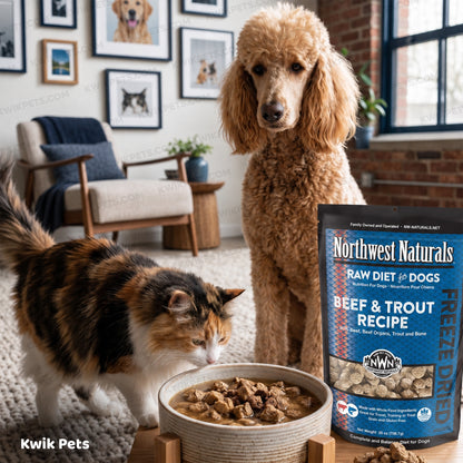 Lifestyle of Northwest Naturals Freeze Dried Raw Diet Dog Food Beef & Trout Recipe 25-oz