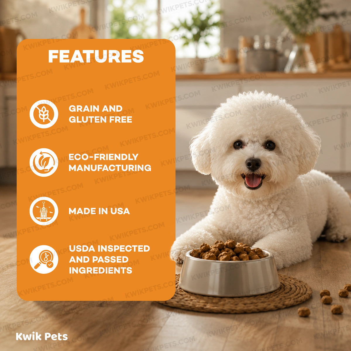 Features of Northwest Naturals Freeze Dried Raw Diet Dog Food Turkey Recipe 12-oz