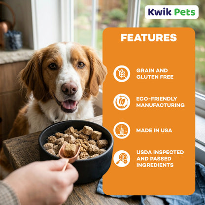 Features of Northwest Naturals Freeze Dried Raw Diet Dog Food Turkey Recipe 25-oz