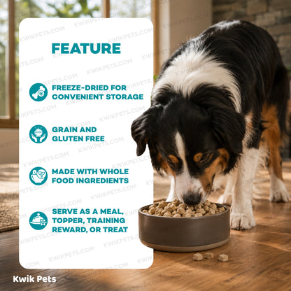 Features of Northwest Naturals Freeze Dried Raw Diet Dog Food Chicken Recipe 12-oz