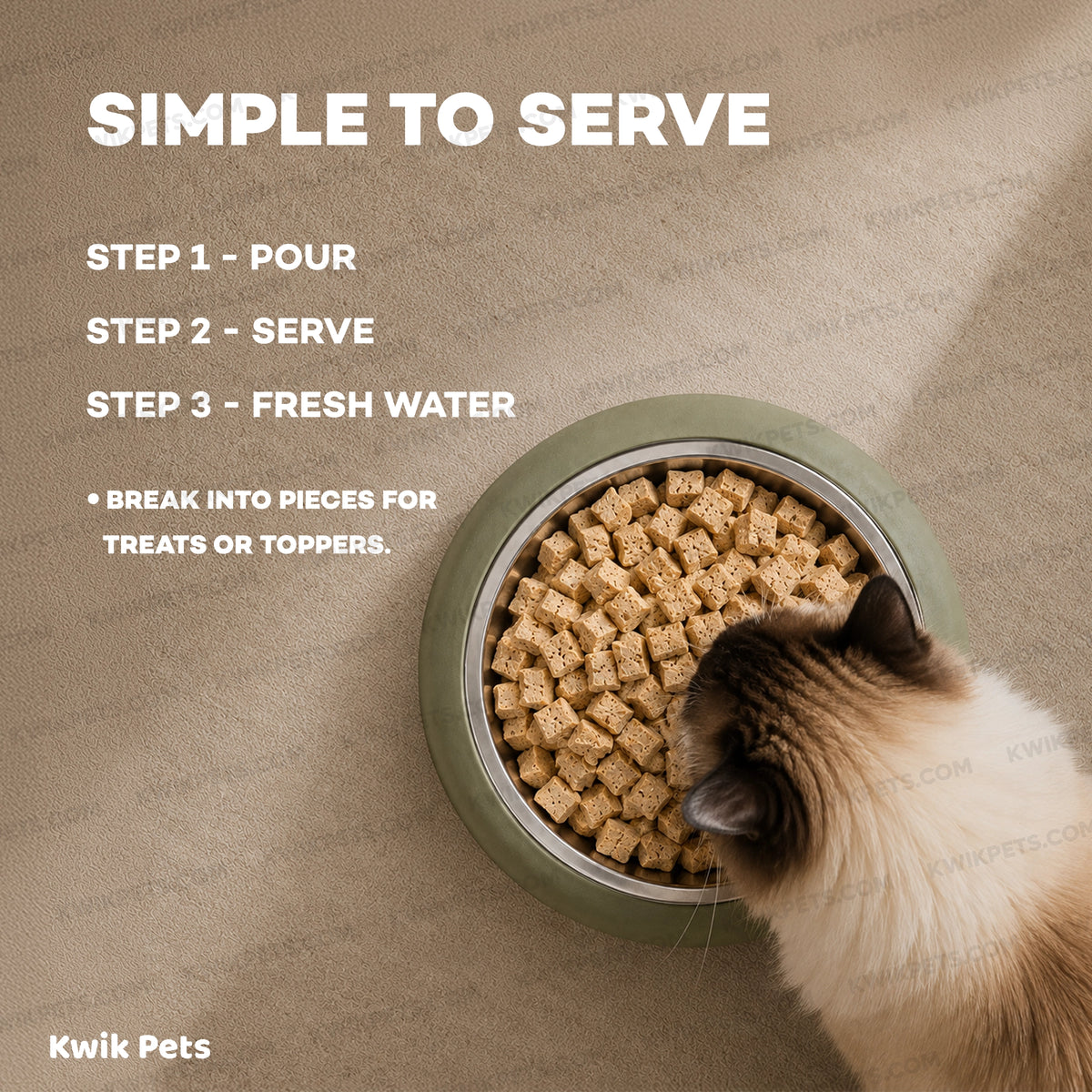 Feeding Guide Lines of Northwest Naturals Freeze Dried Raw Diet Cat Food Rabbit Recipe 11-oz