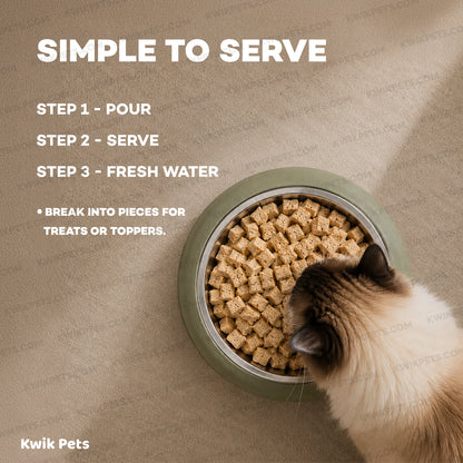 Feeding Guide Lines of Northwest Naturals Freeze Dried Raw Diet Cat Food Rabbit Recipe 11-oz