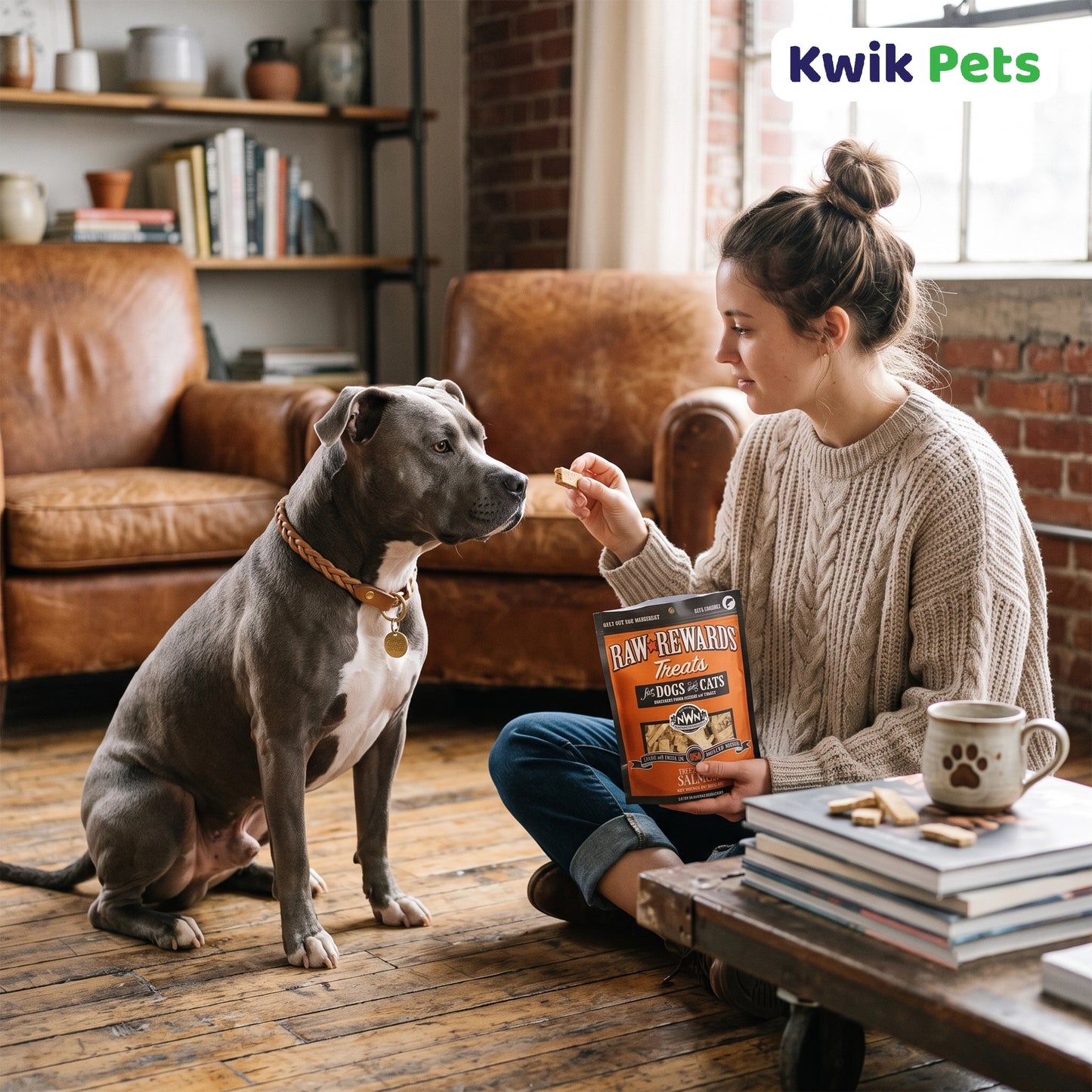Lifestyle of Northwest Naturals Raw Rewards Freeze Dried Dog & Cat Treats Salmon 2.5-oz