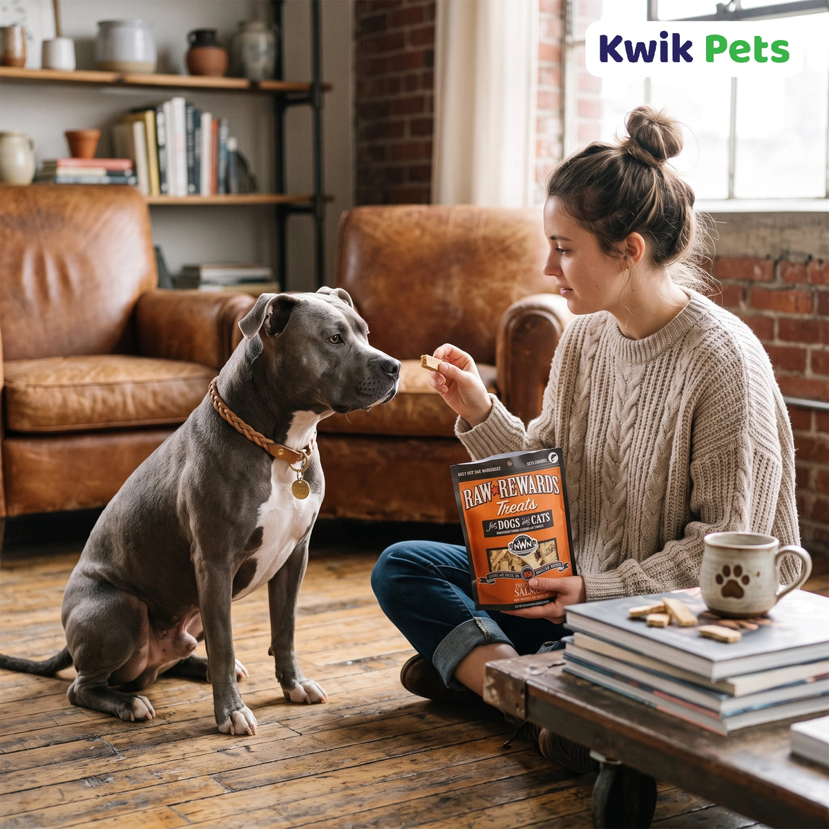 Lifestyle of Northwest Naturals Raw Rewards Freeze Dried Dog & Cat Treats Salmon 2.5-oz