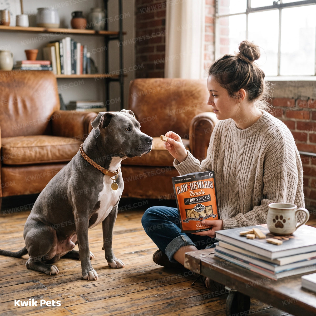 Lifestyle of Northwest Naturals Raw Rewards Freeze Dried Dog & Cat Treats Salmon 2.5-oz