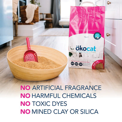 Product info 2 of Okocat Super Soft Clumping Wood Cat Litter 10.6-lb